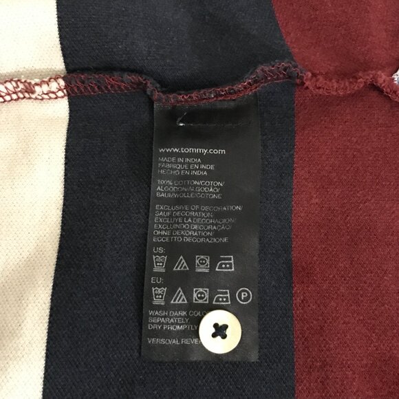 Tommy Hilfiger Men’s Polo Shirt – Size L – 100% Cotton – Striped - Picture 9 of 9